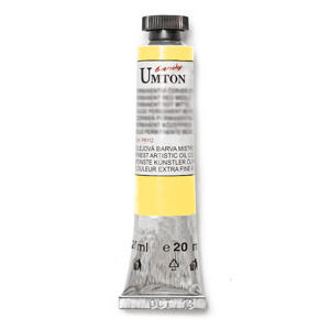 Olejová farba Umton -Brilliant yellow light 20 ml (Olejové farby Česká výroba )
