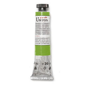 Olejová farba Umton -Cadmium-chromium green lightest 20 ml (Olejové farby Česká výroba )