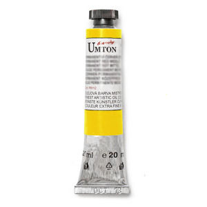 Olejová farba Umton -Cadmium yellow light 20 ml (Olejové farby Česká výroba )