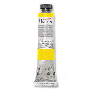 Olejová farba Umton -Cadmium yellow lightest 20 ml (Olejové farby Česká výroba )