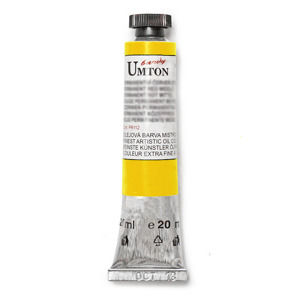 Olejová farba Umton -Cadmium yellow middle 20 ml (Olejové farby Česká výroba )