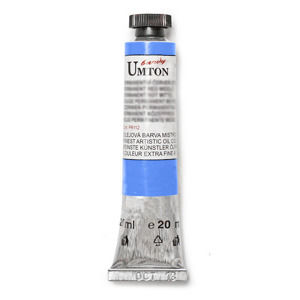 Olejová farba Umton -Cerulean blue brilliant 20 ml (Olejové farby Česká výroba )