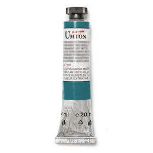 Olejová farba Umton -Cobalt turquoise 20 ml (Olejové farby Česká výroba )