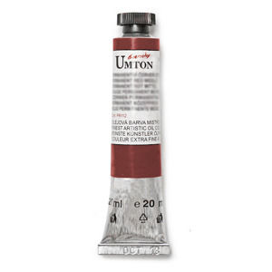 Olejová farba Umton -English red 20 ml (Olejové farby Česká výroba )