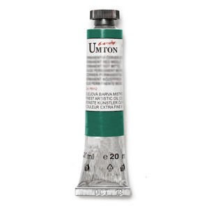 Olejová farba Umton -Green lake deep 20 ml (Olejové farby Česká výroba )