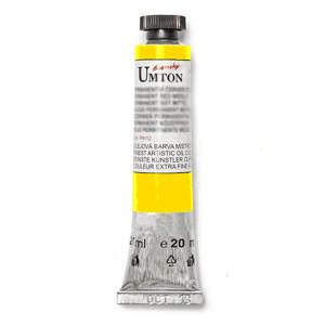 Olejová farba Umton -Helio gen. yellow middle 20 ml (Olejové farby Česká výroba )