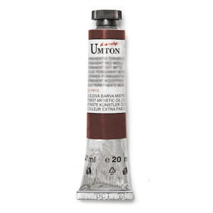 Olejová farba Umton -Indian red 20 ml (Olejové farby Česká výroba )