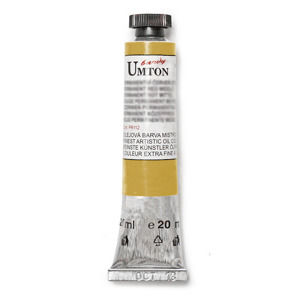 Olejová farba Umton -Iron oxide yellow 20 ml (Olejové farby Česká výroba )