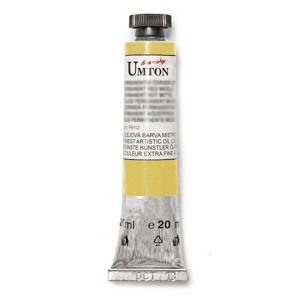 Olejová farba Umton -Naples yellow light 20 ml (Olejové farby Česká výroba )