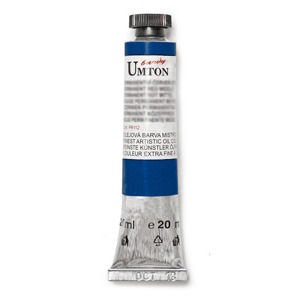 Olejová farba Umton -Phthalo blue 20 ml (Olejové farby Česká výroba )
