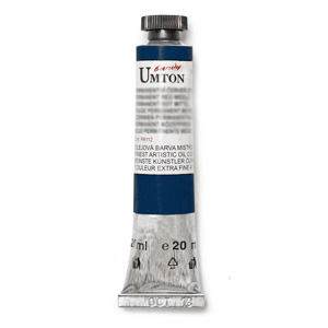 Olejová farba Umton -Prussian Blue 20 ml (Olejové farby Česká výroba )