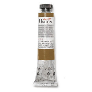 Olejová farba Umton -Raw Sienna 20 ml (Olejové farby Česká výroba )
