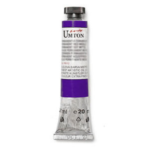 Olejová farba Umton -Ultramarine red 20 ml (Olejové farby Česká výroba )