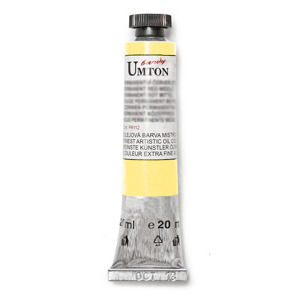 Olejová farba Umton -Yellow Nickel 20 ml (Olejové farby Česká výroba )