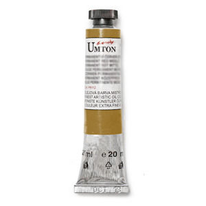 Olejová farba Umton -Yellow Ochre Light 20 ml (Olejové farby Česká výroba )