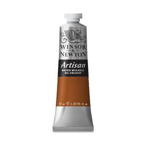 Olejová farba Winsor &amp; Newton Artisan vodou riediteľná 37 ml / 552 Raw Sienna (olejová farba Winsor &amp; Newton)