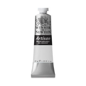 Olejová farba Winsor &amp; Newton Artisan vodou riediteľná 37 ml / 644 Titanium White (olejová farba Winsor &amp; Newton)