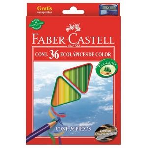 Pastelky ECO Triangular standard set 36 farebné (Faber Castel - Pastelky Klasik)