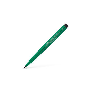PITT umelecké pero B / 264 tmavo zelená ( Faber Castell Umelecké perá Pitt)