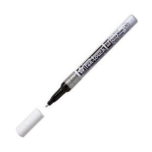 Popisovač Pen-touch Fine 1.0 mm Silver (Univerzálny popisovač SAKURA)
