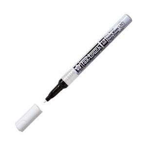 Popisovač Pen-touch Fine 1.0 mm White (Univerzálny popisovač SAKURA)