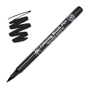 Sakura Koi Coloring Brush Pen fixka Black (Štetcový popisovač Sakura Koi )