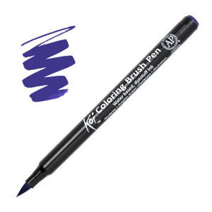 Sakura Koi Coloring Brush Pen fixka Purple (Štetcový popisovač Sakura Koi )
