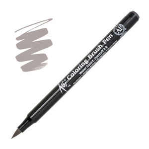 Sakura Koi Coloring Brush Pen fixka Warm Gray  (Štetcový popisovač Sakura Koi )