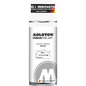 Sprej graffiti MOLOTOW™ UFA Chalk 400 ml / White (Grafitti spreje – Made in Germany)