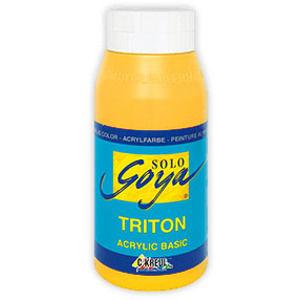 Akrylová farba Solo Goya TRITON 750 ml - Cadmium Yellow  (akrylové farby)