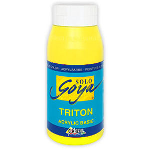 Akrylová farba Solo Goya TRITON 750 ml - Citron  (akrylové farby)