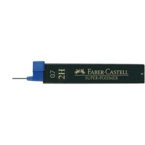 Tuhy grafitové superpolymer 0.7 mm / 2H (Grafitové tuhy Faber Castell )