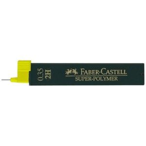 Tuhy grafitové superpolymer 9063 0.35 mm / 2H (Faber Castel - Tuhy do mechanickej ceruzky)